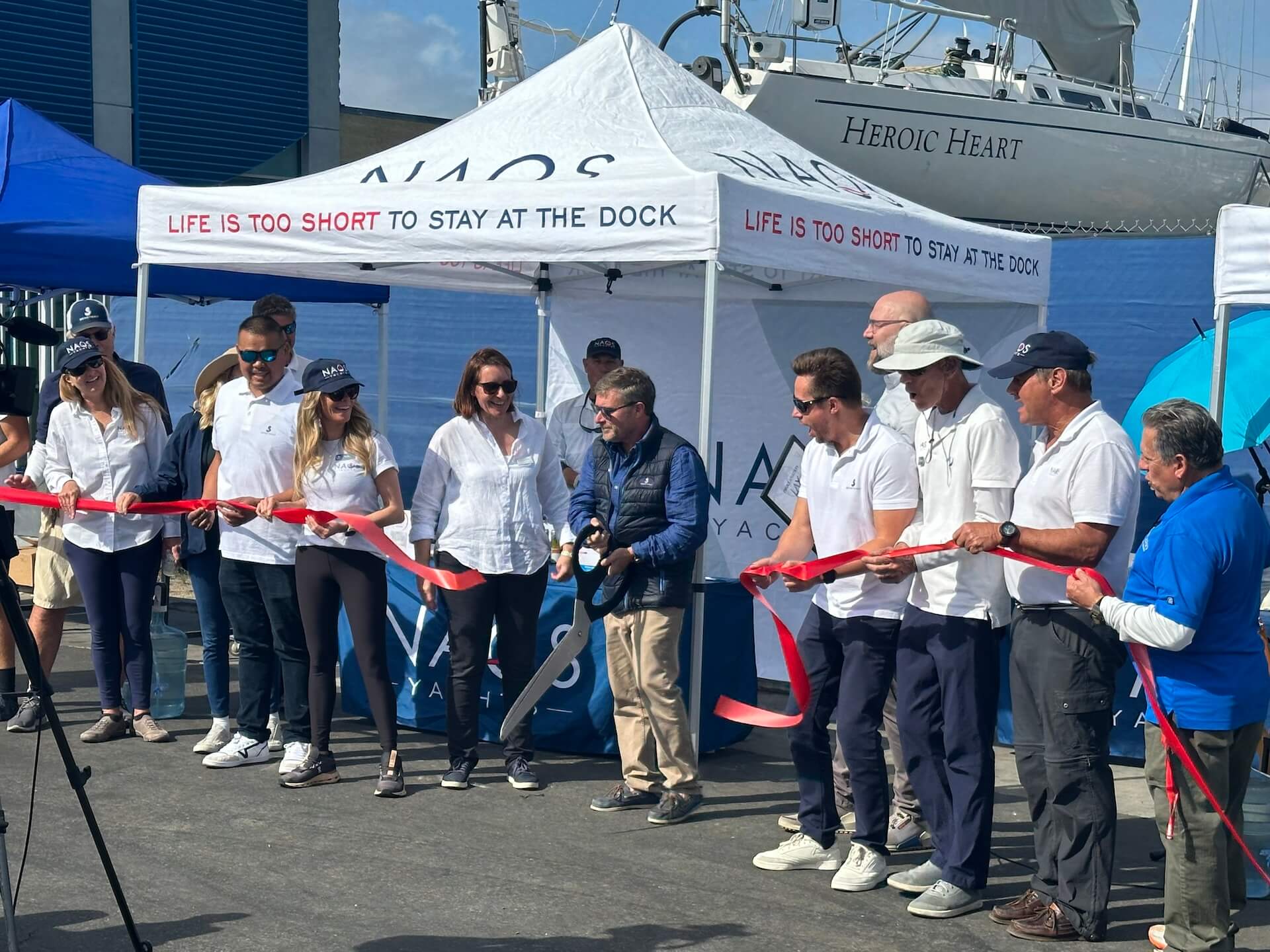 naos yachts 15 year anniversary event